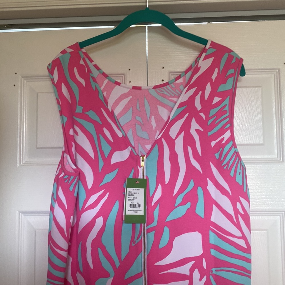 NWT Lilly Pulitzer sabrina shift papaya playa xl - Picture 3 of 5